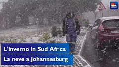 L'inverno in Sud Africa, nevica a Johannesburg