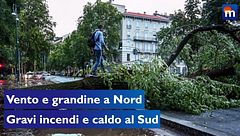 Maltempo Italia: tempesta su Milano e incendi al Sud. Cosa succede