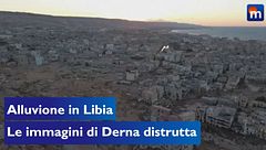 Alluvione in Libia, le immagini di Derna distrutta dall'acqua