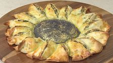Torta girasole con le coste