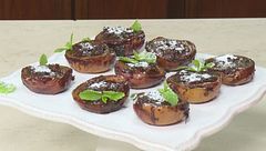 Pesche ripiene al cioccolato