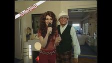 L'inviata Silvana a casa di Renzo Arbore a Mai dire gol 2001