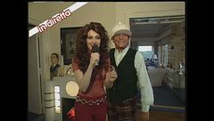 L'inviata Silvana a casa di Renzo Arbore a Mai dire gol 2001