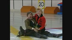 Il ridicolo ballo di Marco Columbro e Lorella Cuccarini a Bellezze sulla neve