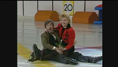 Il ridicolo ballo di Marco Columbro e Lorella Cuccarini a Bellezze sulla neve