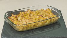 Teglia penne, zucca e gorgonzola