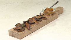 Chips di bucce di zucca