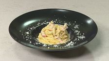 Tagliolini gamberi panna e limone