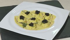 Cuori di storione bianco al caviale