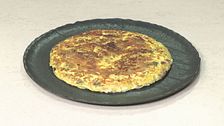 Frittata radicchio, patate e stracchino