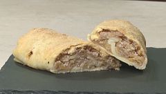 Strudel di mele con cocco e fichi secchi