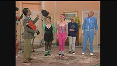 A lezione di ginnastica aerobica con Casa Vianello