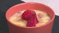 Crema catalana alle fragole