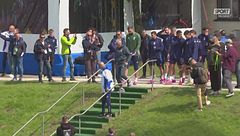 Ecco l'Italia! L'ingresso in campo a Iserlohn
