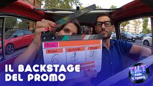 Il backstage del promo