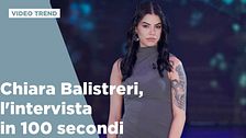 Chiara Balistreri, l'intervista in 100 secondi