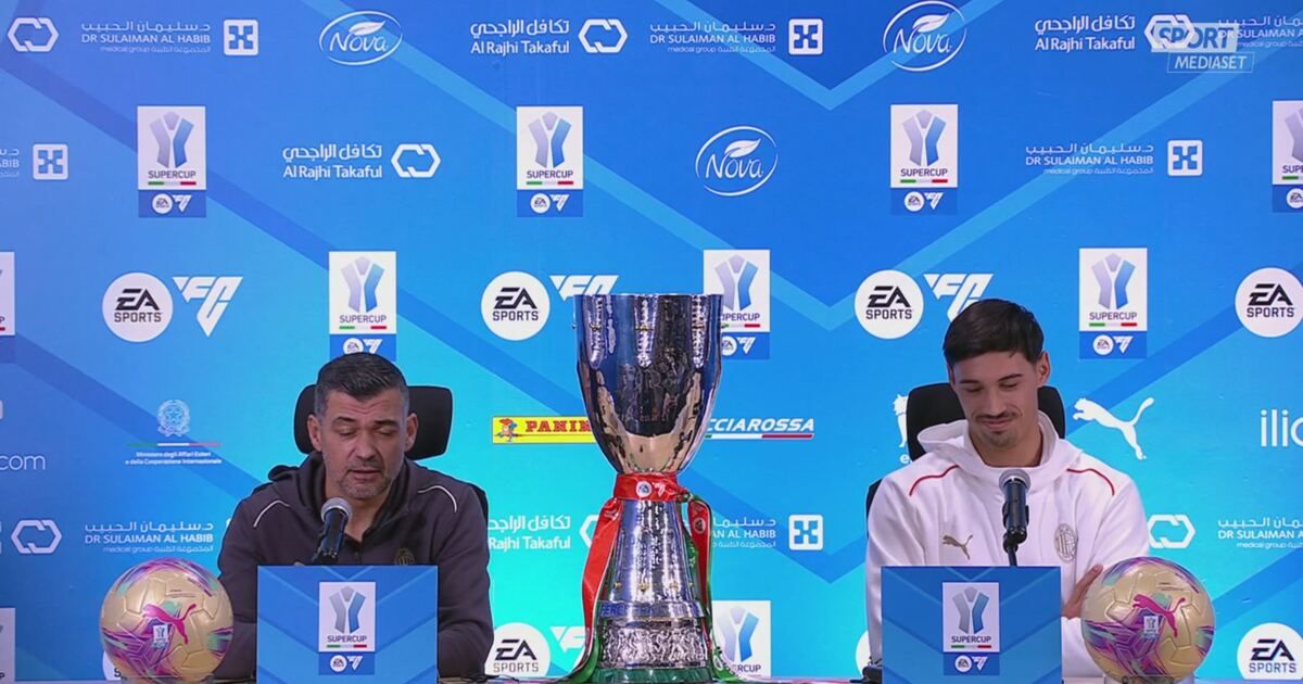 SportMediaset: Conceiçao, siparietto in conferenza: "Tu tifi la Juventus" Video | Mediaset Infinity
