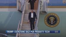 Breaking News delle 21.30 | Trump: esenzione dazi per prodotti tech