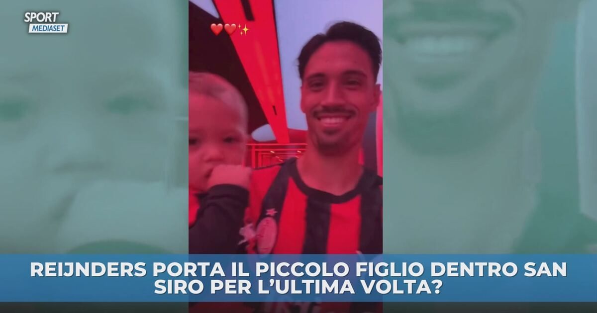 SportMediaset: Reijnders, ultima volta a San Siro con il figlio? Video ...
