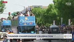 La parata dei campioni: che festa per Oklahoma City Thunder