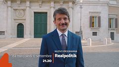 Realpolitik: da mercoledì 17 settembre, su Rete 4