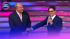 Pier Silvio Berlusconi a sorpresa nello studio de La Ruota della Fortuna