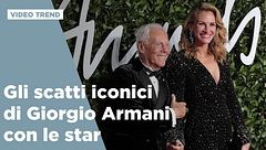 Giorgio Armani, gli scatti iconici con le star