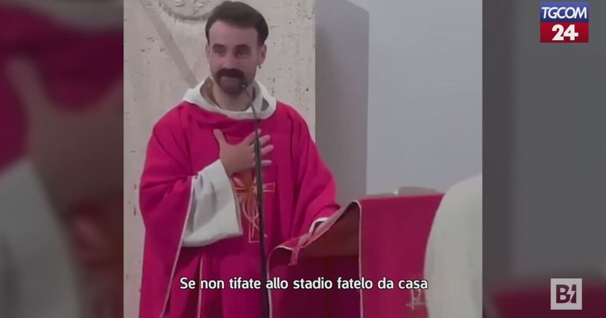 Tgcom24: Il prete finisce la messa e... benedice la Salernitana Video ...