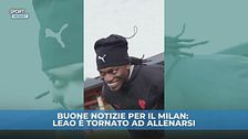 Milan, si rivede Leao: Rafa pronto per il big match contro il Napoli