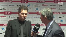 Simeone: "Abbiamo giocato la partita che volevamo"