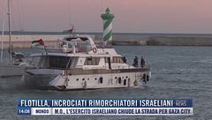 Breaking News delle 14.00 | Flotilla, incrociati rimorchiatori israeliani