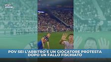 Ref cam: il pov dell'arbitro durante una protesta