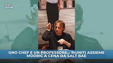 Leggende riunite: Modric a cena da Salt Bae