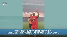 I tifosi della Juve stuzzicano Sneijder, la sua risposta non si fa attendere