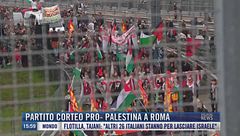 Breaking News delle 16.00 | Partito corteo Pro-Palestina a Roma