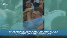 Haaland segna, il tifoso lo ringrazia così