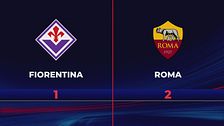 Fiorentina-Roma 1-2: gli highlights