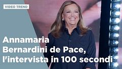 Annamaria Bernardini de Pace, l'intervista in 100 secondi