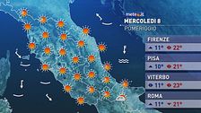 Meteo dell'8 ottobre