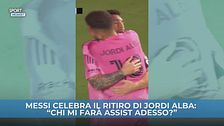 Messi omaggia Jordi Alba