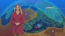 Meteo del 9 ottobre, 17.00