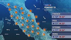 Meteo del 10 ottobre