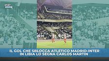 Il gol di Carlos Martin contro l'Inter
