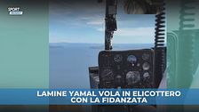 Lamine Yamal: relax in elicottero con la fidanzata