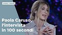Paola Caruso, l'intervista in 100 secondi