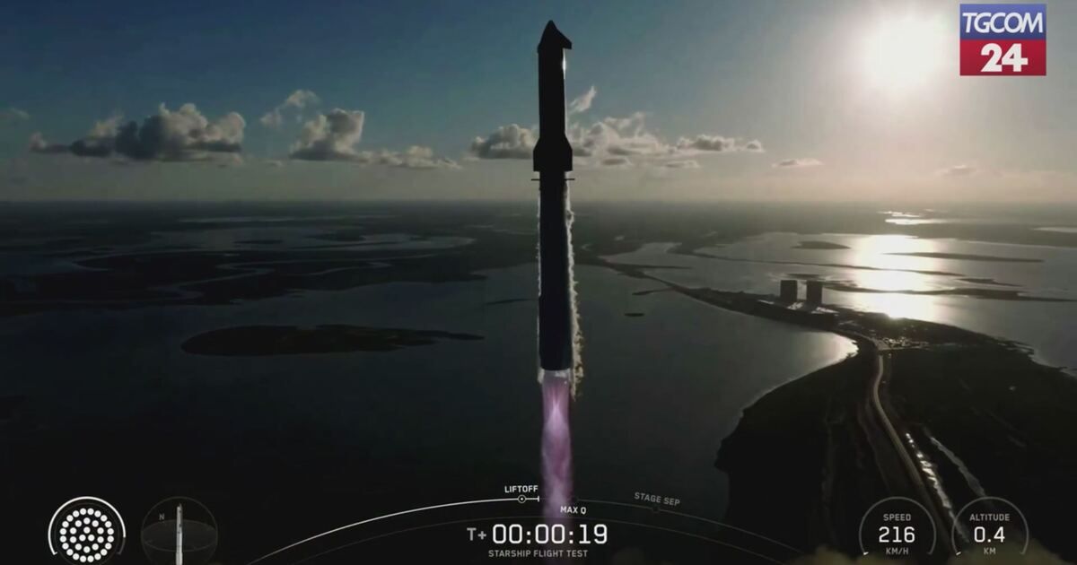 Tgcom24: SpaceX lancia l'undicesimo volo di prova del suo razzo ...
