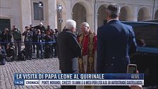Breaking News delle 14.00 |  La visita di Papa Leone al Quirinale
