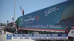 Breaking News delle 11.00 |  Gaza, tregua fragile: riprendono gli aiuti