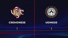 Cremonese-Udinese 1-1: gli highlights