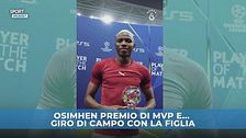 Osimhen Mvp e cuore d'oro